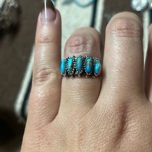 Sterling silver turquoise ring